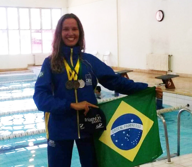 Raquel no 1º Juegos Desportivos Sudamericanos de Sordos - 2014