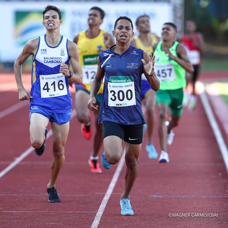 Vinícius Moraes Costa, 4º colocado nos 800 metros e 10º colocado nos 1.500 metros