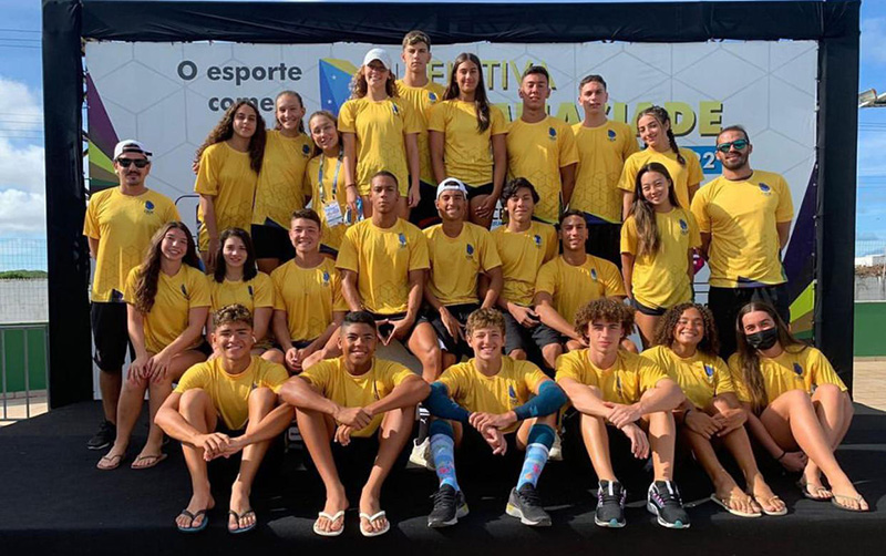 Sophia representou a seleção escolar do Estado de São Paulo, entre os dias 29 e 30 de março, em Aracaju